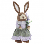 Фигурка декоративная "Зайка", L13 W12 H33 см
