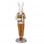 Фигурка декоративная "Заяц", L8 W8,5 H28 см