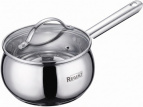 93-B-7 Ковш 1,6л зерк.полир. со стек. кр. 16х9,5 см Linea APPLE B