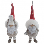 Изделие декоративное подвесное "Дед Мороз", L5 W4 H12 см, 2в.