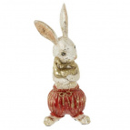 Фигурка декоративная "Заяц", L9,5 W8 H20 см