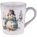 КРУЖКА AGNESS “С НОВЫМ ГОДОМ!" 12,2*8,8*10 СМ 320 МЛ 