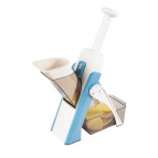 Овощерезка "Слайсер". Размеры: овощерезка 13х32х6 см, контейнер 6,5х17,5 см, лоток с прессом 6,5х12 см. NEW