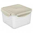 КОНТЕЙНЕР ДЛЯ ПРОДУКТОВ ГЕРМЕТИЧНЫЙ "SMART LOCK" КВАДРАТНЫЙ 1,6Л (Светло-серый)