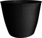 Горшок для рассады многоразовый INGREEN ECO BASE с дренажными отверстиями 0,7л, черный