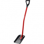 ЗУБР МАСТЕР Лопата совковая  295 х 230 х 1200 мм, полотно 1.5 мм, закалено, стальной изог. черенок с рукояткой, тип ЛСП (39525)