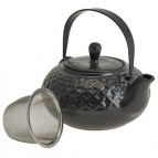 Ф19-143R  Заварочный чайник с фильтром : 800мл , черный (24)