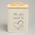 БАНКА AGNESS ДЛЯ ХРАНЕНИЯ КОРМА, 14Х14Х16 СМ, 3Л