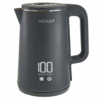 Чайник DELTA LUX DE-1023, ДВОЙНОЙ КОРПУС, LCD дисплей, 5 режимов, 1,8 л, 2000 Вт, серый (12)