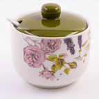 60259 Сахарница 3пр 520мл Розовый сад доломит LR (х36)