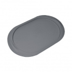 Поднос овальный 48х29см (серый)