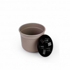 Горшок цв."Сканди" 1л (с дренажной вставкой)(какао)