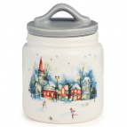 БАНКА AGNESS "С НОВЫМ ГОДОМ!" 10*14 СМ 500 МЛ