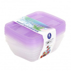 Набор контейнеров Fresco 4 шт. 500 мл (Лаванда)