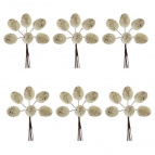 Набор из 6-ти изделий декоративных "Яйца пасхальные", L17 W3,5 H18/10 см