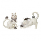 Фигурка декоративная "Кошка", L12 W5 H13 см, 2в.