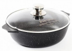 33802И Жаровня 3л АП Гранит black Induction Pro