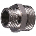 Бочонок GENERAL FITTINGS переходной, никелированная латунь, 1/2"-3/8"