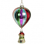 Украшение новогоднее "Воздушный шар", L7 W7 H16,5 см