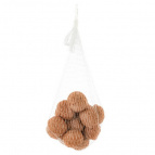 Набор из 16-ти изделий декоративных "Орех", L17 W15 H4 см