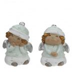 Фигурка декоративная "Ангел", 2в., L5,5 W4 H6,5