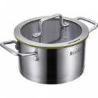 77-0216 Кастрюля со стек. кр. 1,8л; 16х9 см Linea PALERMO