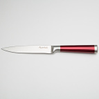 Универсальный нож из нержавеющей стали с красной ручкой "Burgundy" 5" (12,7 см)
