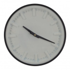 Часы настенные декоративные, L30 W4,5 H30 см, (1xАА не прилаг.)