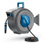GRINDA катушка автоматическая со шлангом 30м x 1/2″, на поворотном кронштейне настенная (428471)