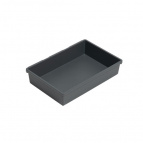 Лоток для хранения широкий 240х160х50 (серый)