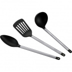 64-100 Набор кухонных принадлежностей 3 предмета, Linea GUSTO (нерж./пластик)