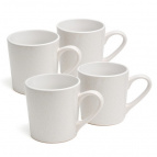 НАБОР КРУЖЕК  BRONCO "CHOICE WHITE" 400 МЛ =4 ШТ