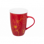 Кружка 450 мл 12,5*9*12,5 см "Цветок", NEW BONE CHINA