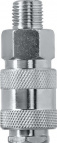 KRAFTOOL переходник  1/4″M - рапид муфта  (06594-1/4)