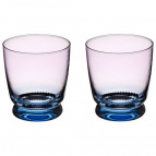 НАБОР СТАКАНОВ "TWIST & SHINE" PURPLE, 2 ШТ/360 МЛ