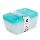 Набор контейнеров Fresco 4 шт. 1750 мл (Бриз)