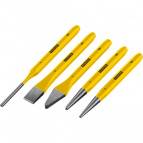 5 предметов, набор зубил и кернеров в пластиковом держателе, Professional (21077-H5)