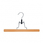 Вешалка-зажим для брюк 25 см (натур.цв.) NEW