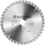 KRAFTOOL Optima, 250 х 30 мм, 40Т, пильный диск по дереву (36951-250-30)