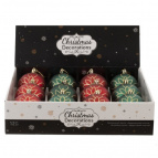 Набор из 12 шт: Украшение новогоднее "Шар", L35 W27 H9 см