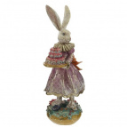 Фигурка декоративная "Зайка", L10 W13 H28 см