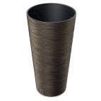 DFRH300W-4625W Кашпо FURU ROUND SLIM ECO WOOD d30,h57.5см eco coffee с вклад. (вклад 067005)