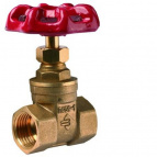 Задвижка ЗУБР клиновая латунная, 1/2"