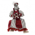 Игрушка набивная сидя "Лошадь" (жен), L22 W18 H42 см (полка 22 см.)