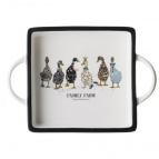 БЛЮДО С РУЧКАМИ LEFARD "FAMILY FARM" КВАДРАТ. 25,5*18*4 СМ (КОР=18ШТ.)