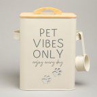 БАНКА AGNESS ДЛЯ ХРАНЕНИЯ КОРМА С МЕРНОЙ ЛОЖКОЙ, 18Х15,5Х23 СМ, 6,3Л