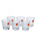 Набор из 6-ти стаканов, 280 мл, L27 W17,5 H9,5 см
