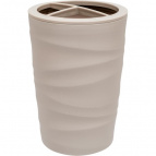 Стакан для зубных щеток Keeplex Wave бежевый топаз