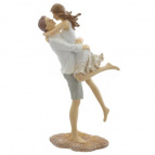 Фигурка декоративная "Влюбленная пара", L13,5 W8 H25 см