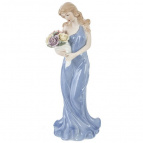 Фигурка декоративная "Девушка", L10 W7 H28 см